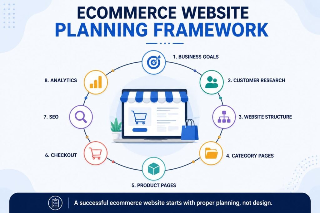 ecommerce website planning framework